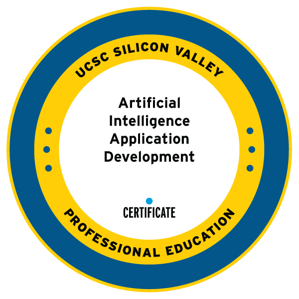 Badge for AI Application Development Certificate | UCSC Sili