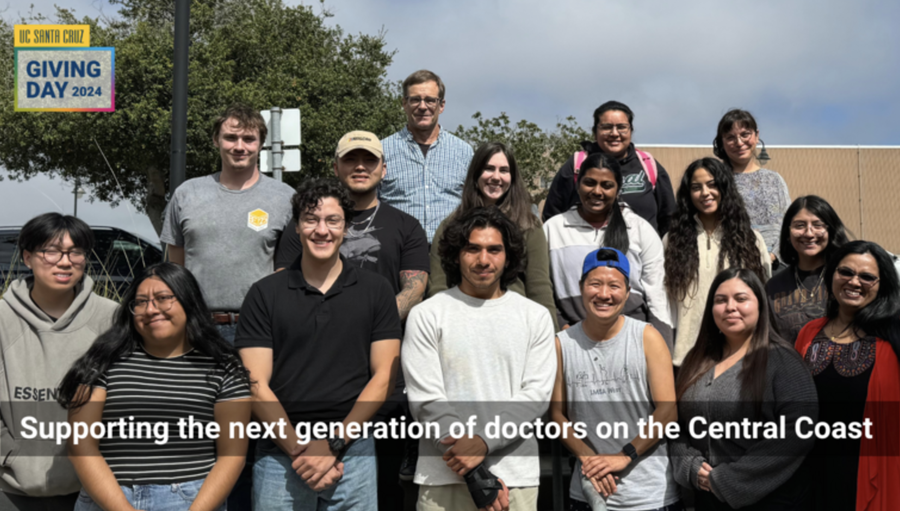 Premed Postbacc students in a group