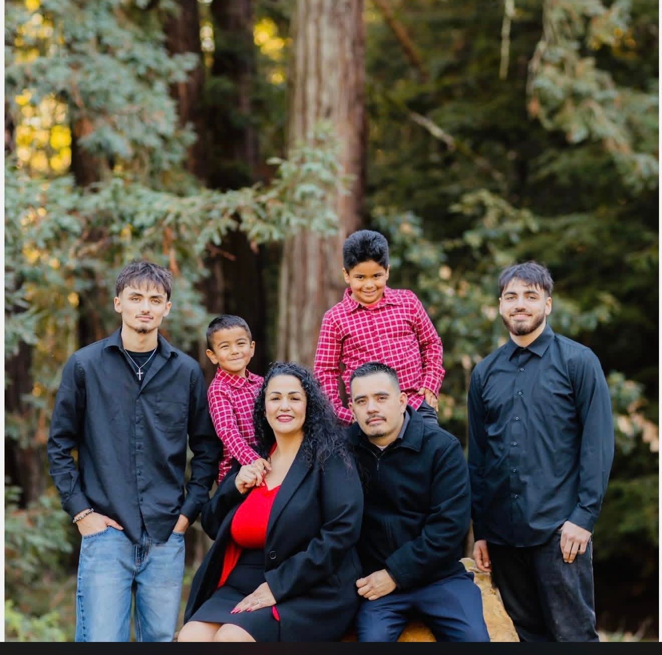 Family photo of the Garcias