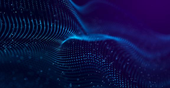 ripples on a dark blue and purple background