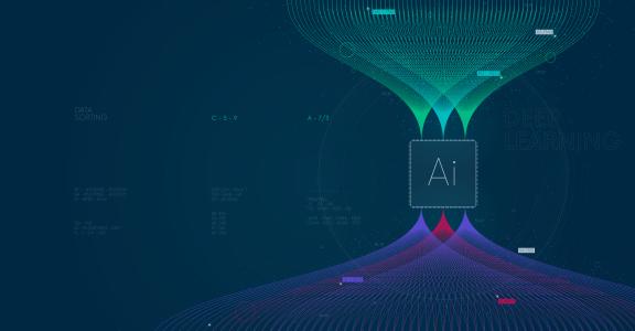 Visualization of data information stream analysis, using AI