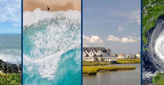 Coastal Sustainability & Resilience Course: Image of hurrica