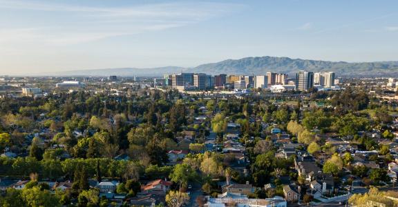 Silicon Valley arial view | Housing and Transportation