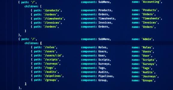 Code editor colorful text