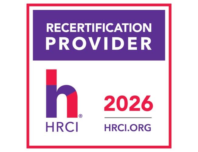 HRCI Recertification Provider 2026 Seal