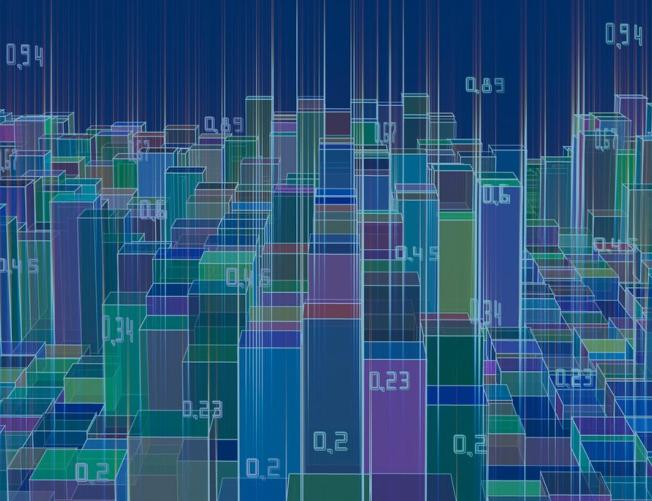 DSDA Certificate - graphic of blocks of data in data storage