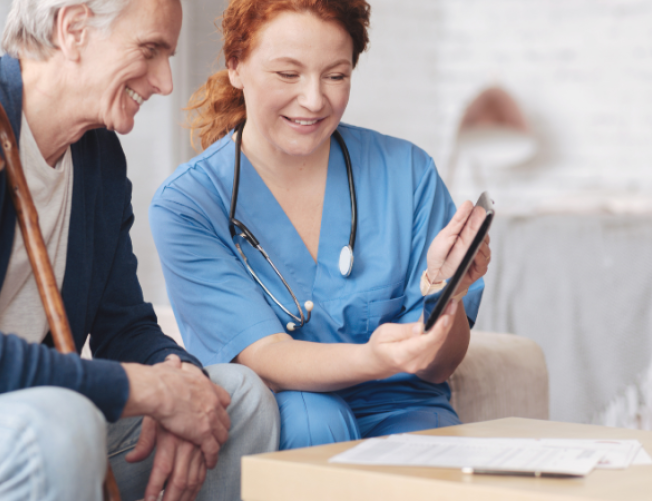 Legal Nurse Consulting: image of a woman consulting another