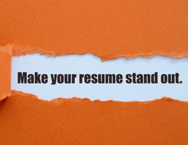 Make your resume stand out.