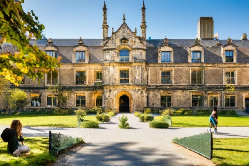 a campus built by ideogram AI