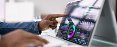 Data Engineering Specialization - A hand surrounded by image