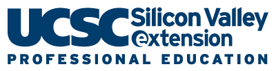 UCSC Extension Logo in Blue, Transparent Background, 400 pixels