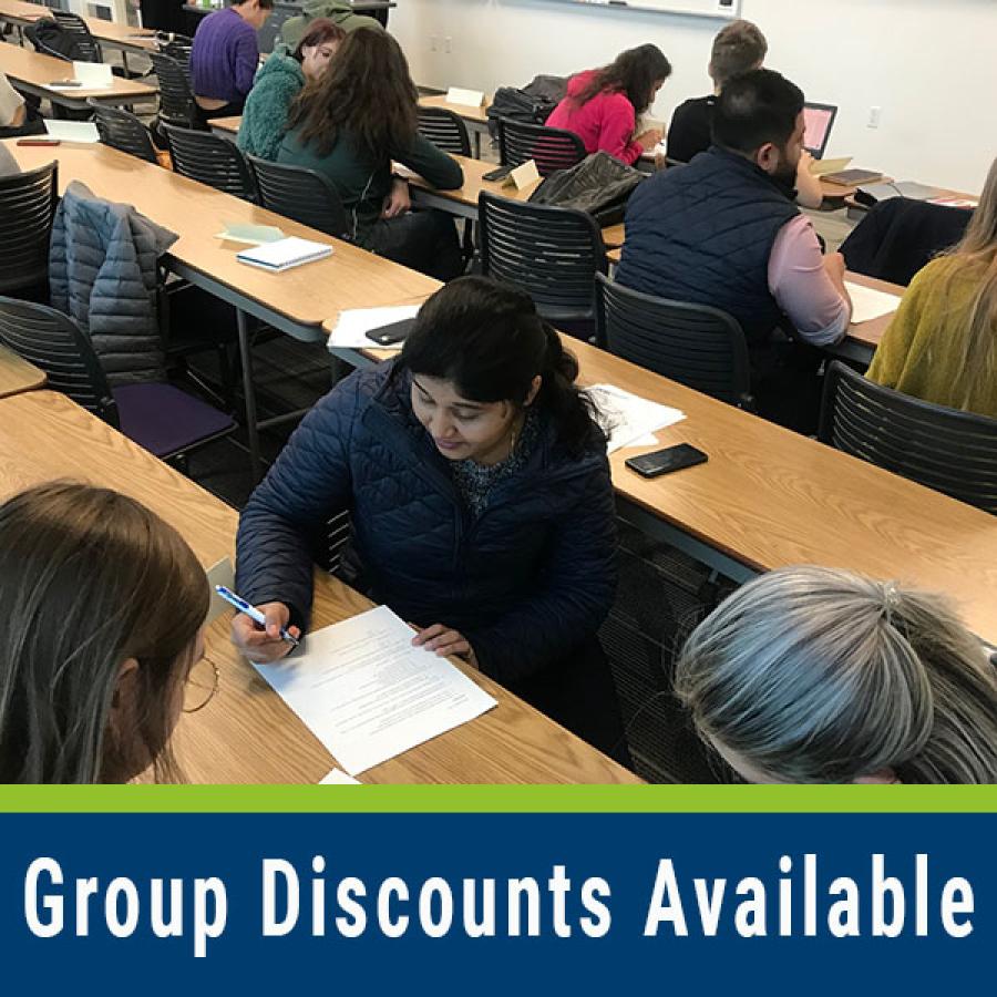 Students working together in a classroom